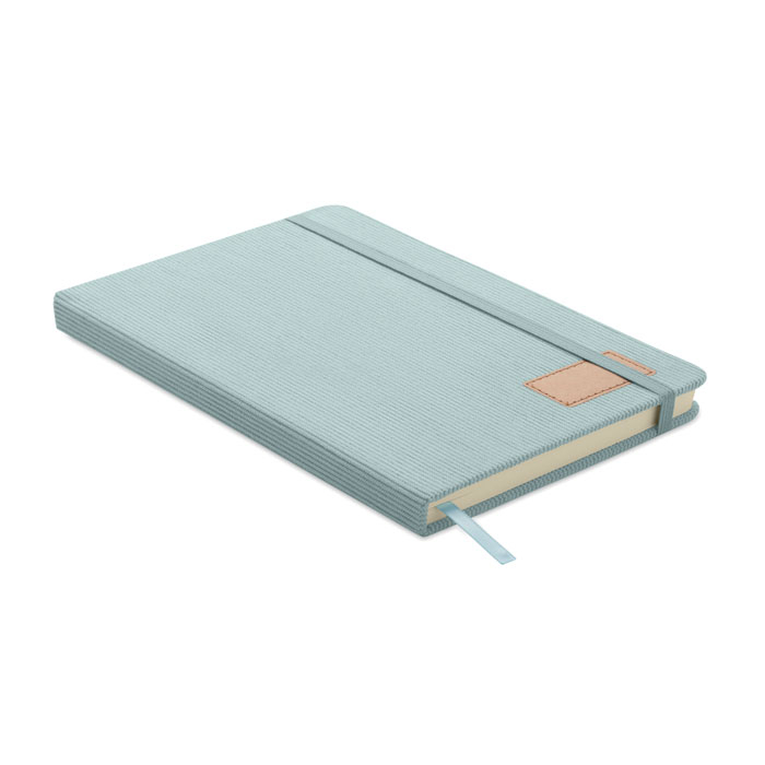 Carnet A5 rigide RPET personnalisable Cordi Note bleu bébé